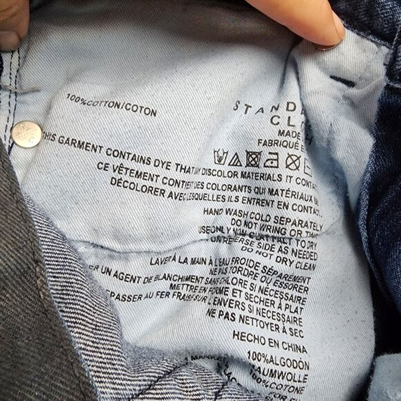 Standard Cloth Jeans Mens 30x30 Gray & Blue Skinny Tapered - Picture 4 of 15